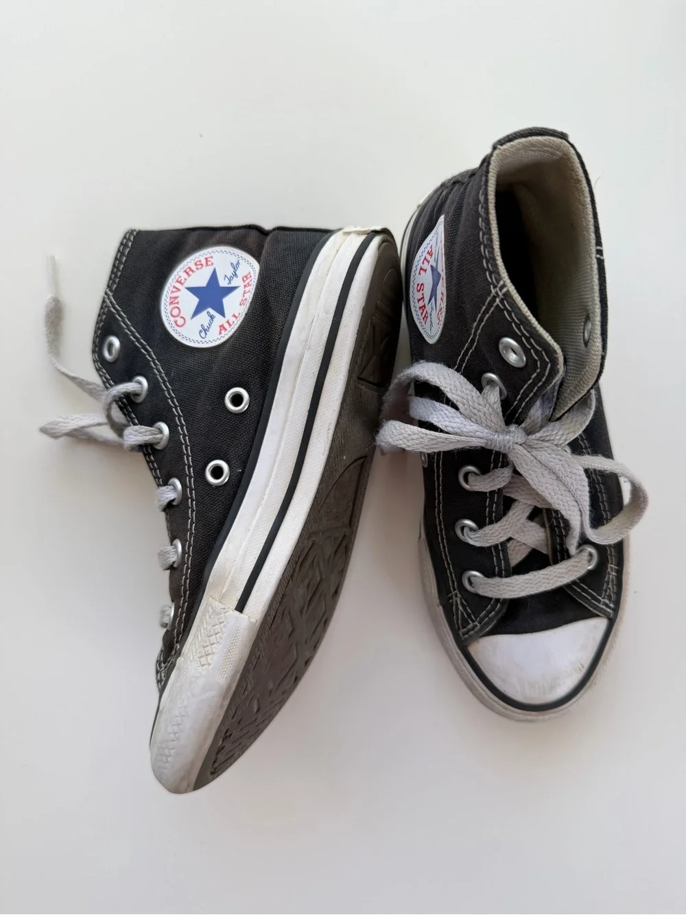 Converse Kids Classic High-Top Sneakers in Black size 12